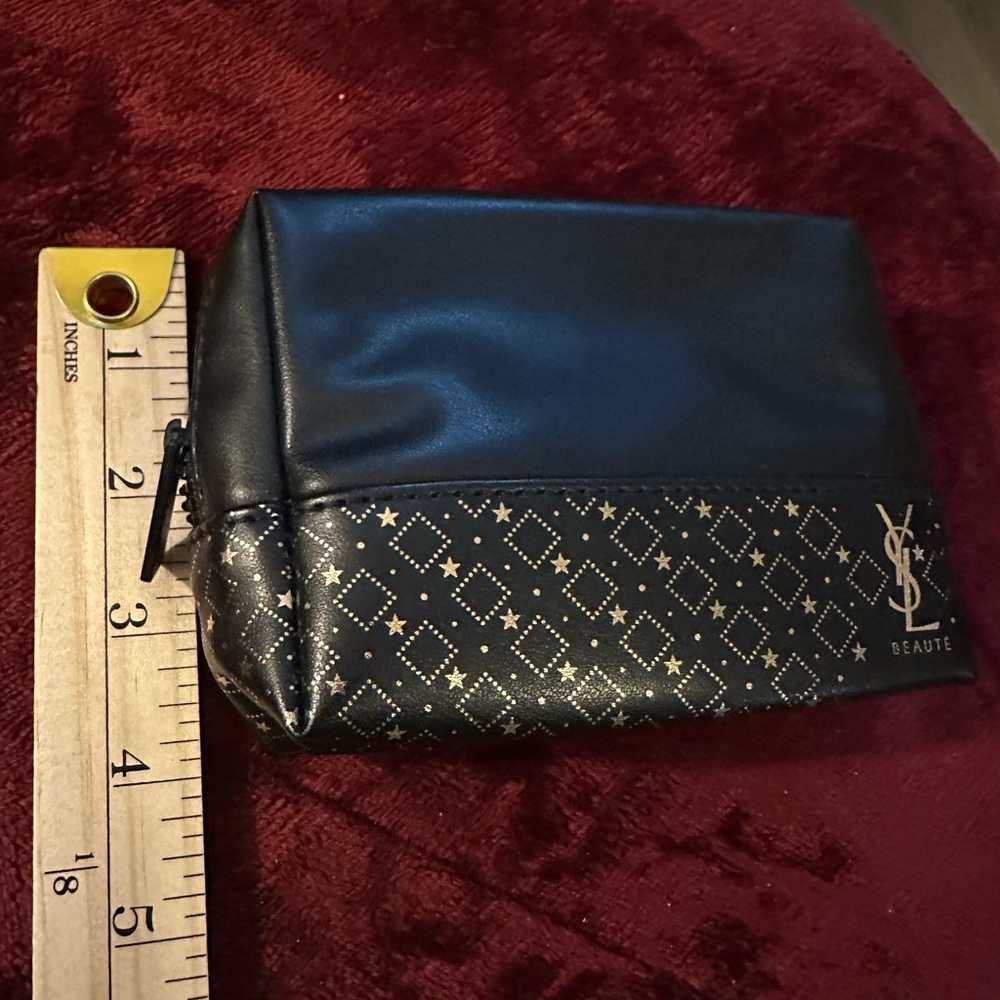 YSL Black and Gold Cosmetic Bag - Picture 2 of 6